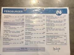 菜单-Fergburger(皇后镇店)