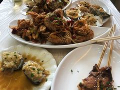 椒盐皮皮虾-覃记海鲜美食餐厅