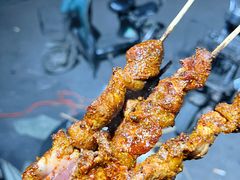 -劳动公园新疆人烤腰子