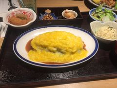 芝士鸡肉扣蛋定食-味太助·银饭食堂(中华城店)