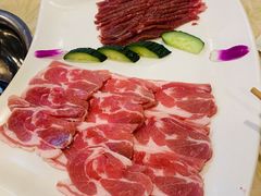 手工鲜切羊腿肉-阳坊胜利涮羊肉(阳坊老店)