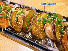 鲜虾双味茄子-小土豆北方菜馆(方庄店)