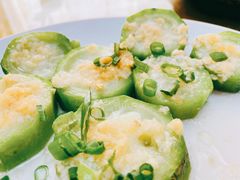 蒜蓉蒸丝瓜-吉莲利苑海鲜酒家(珠海拱北29年老字号店)