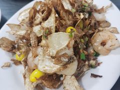 煎笋脯干贝炒虾仁-旧款宁波饭店(华敏世纪广场店)