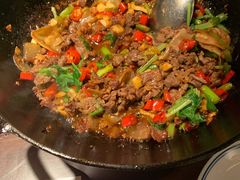 小炒黄牛肉-小隐人家(乐松店)