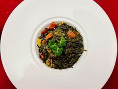软壳蟹墨鱼汁面-红房子西菜馆(淮海中路店)