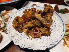 香酥椒盐鸭架-百花深处·老北京风味菜