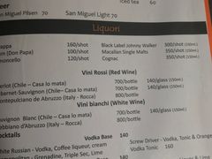 菜单-Trattoria Altrove