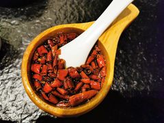 现炸辣椒油-阳坊涮肉(西直门凯德mall店)