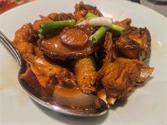 土鸡焖鲍鱼-杭州西湖柳莺里酒店·闻莺厅