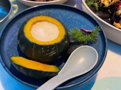 奶油雪贝南瓜汤-花开餐厅(环湖中路店)