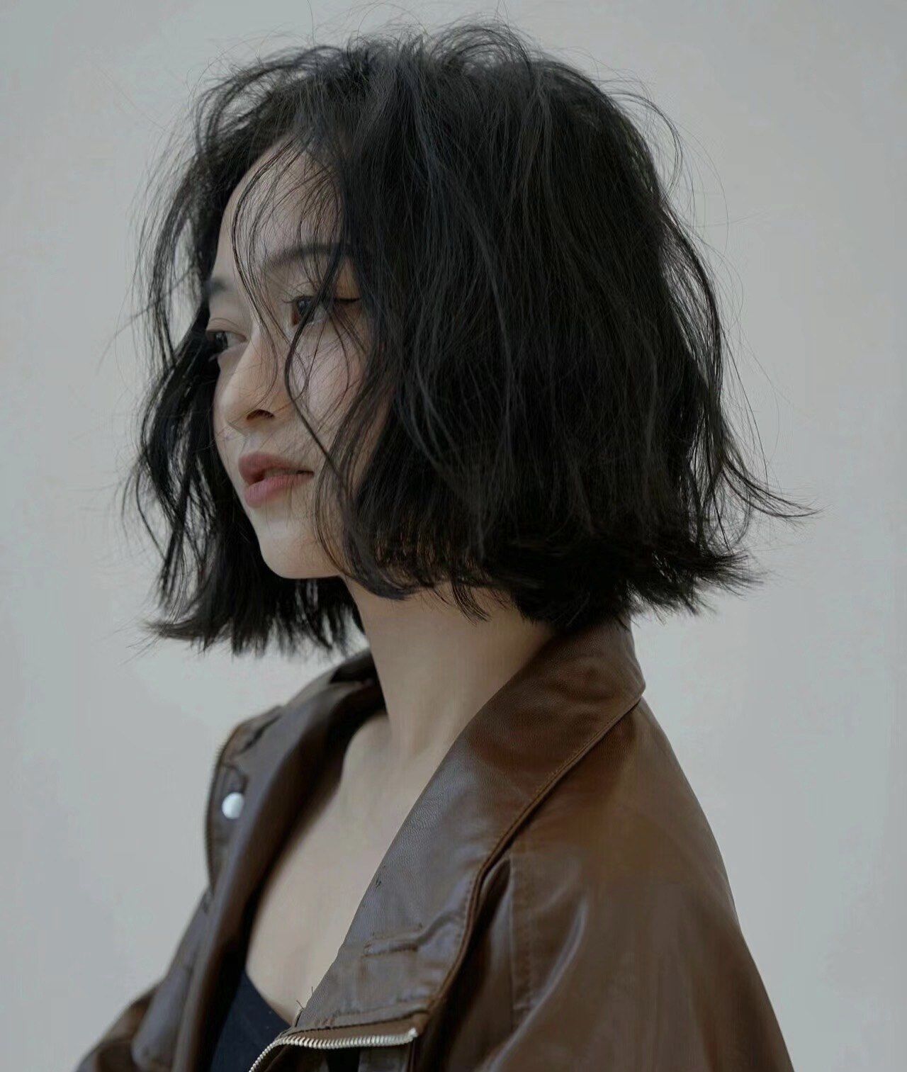 短发法式烫