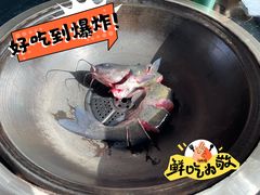 -北京龙庆四季香农家饭庄·灶台鱼·碳烤虹鳟鱼(龙庆峡店)