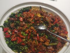 莲花血鸭拌雪菜-千百味红餐厅·江西菜(绿地双子塔店)