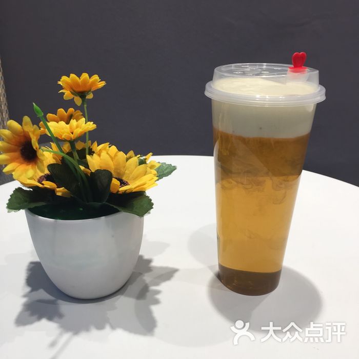 皇茶新世纪芝士桂花乌龙图片-北京甜品饮品-大众点评网