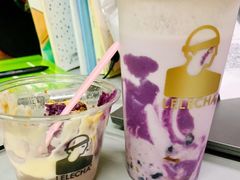 紫薯厚芋泥鲜奶-LELECHA乐乐茶(新街口大洋店)