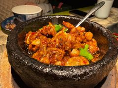 石锅杭椒牛蛙-桂满陇天书(南京德基旗舰店)