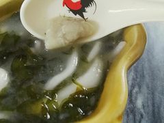 紫菜汤鱼皮饺拼水菱角-老西关濑粉(文明路店)