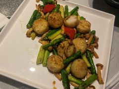 烧汁白玉菇炒带子-尚一汤 广东炖汤(金桥国际店)