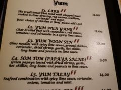 菜单-Sala Thai Restaurant