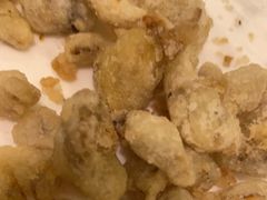 已吃完的炸鲜蘑-黄家饺子东北特色菜馆(湖滨商业街店)