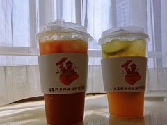 超浓渣女柠檬茶-咕摩柠·手打柠檬茶(金湖店)