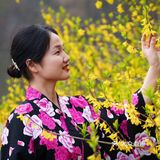 听说今年世纪公园种了一片彩色油菜花,果断安排上!