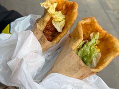 -小红车炸蛋葱油饼