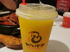 沙冰鲜榨百香芒果-七八冷面·延边朝鲜族美食(圣熙八号店)