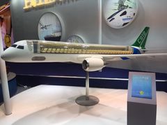 国产c919客机模型-东浩兰生上海世博展览馆