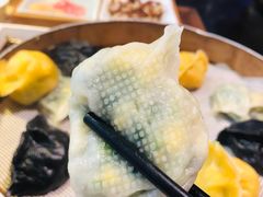 韭菜鸡蛋蒸饺-船梆煮•蒸汽海鲜·炉火烤肉(五四广场店)