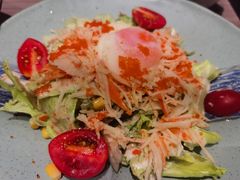 温泉蛋蟹肉沙拉-炙柒Sekinana·精致料理 烧鸟·铁板烧(海上世界店)