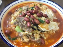 普通生肉小炒加鸡蛋-清真·西羊市老米家泡馍(大唐西市店)