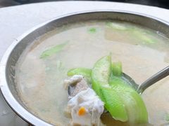 咸蛋丝瓜瘦肉汤-羊桥饭店(江门紫沙路店)