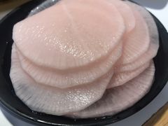 腌萝卜片-猪啊牛呀羊啊铜盘烤肉(正大广场店)