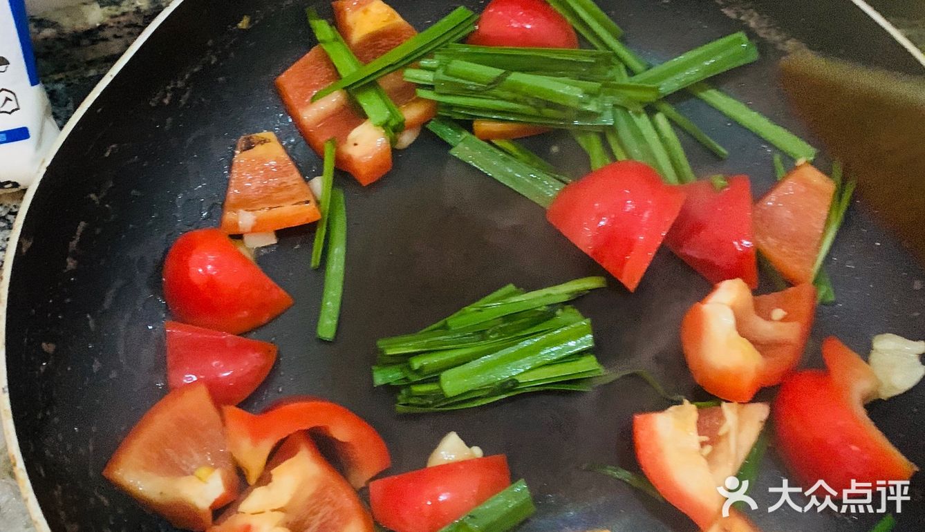 在北京的第一次尝试-彩椒炒鱿鱼