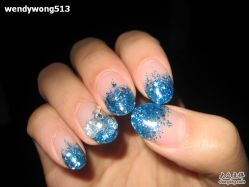 渐变光疗甲(右手)-浪漫美甲美睫