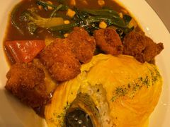 炸鸡块咖喱蛋包饭-池奈·日式咖喱蛋包饭(海口万象城店)