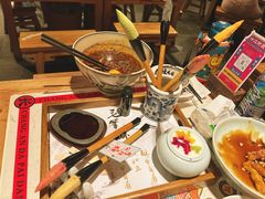 五彩毛笔酥-长安大牌档之西安博物院文化餐厅(中贸店)