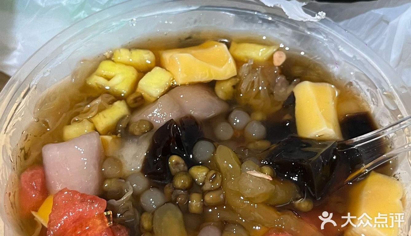 蒜香牛蛙&四果汤