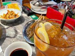 好大杯冻柠茶-禄婶鸡煲·打边炉