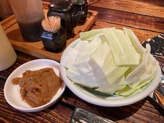 青辣椒味增酱卷心菜-66大阪烧烧鸟·益市家系拉面出张所