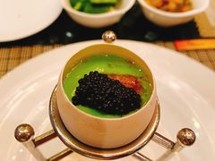 鹅肝鱼子酱蒸蛋-丹鼎铁板料理