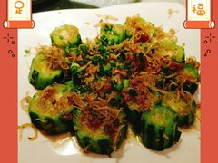 金银蒜胜瓜蒸银鱼仔-老廣食堂(区庄店)