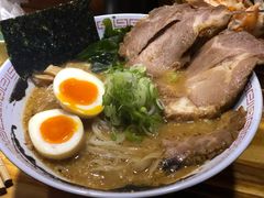 黑麻油豚骨拉面-老龙亭拉面店
