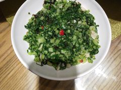 头水紫菜炒春菜-九毛九西北菜(大东海店)