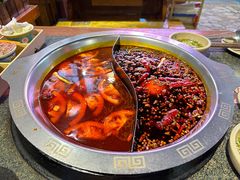 鸳鸯番茄锅-巴将军·非遗老字号火锅(解放碑店)