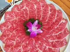 雪花牛肉-珺小七铜锅涮肉(桃园路店)