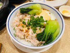 肉饼煲仔饭-麒麟中餐厅·经典粤菜·地道菜式老字号(广州长隆酒店)