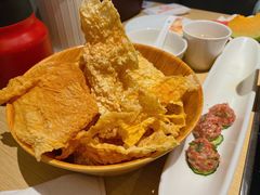 豆香浓郁炸腐竹-新大新豆米火锅1993(万象汇店)